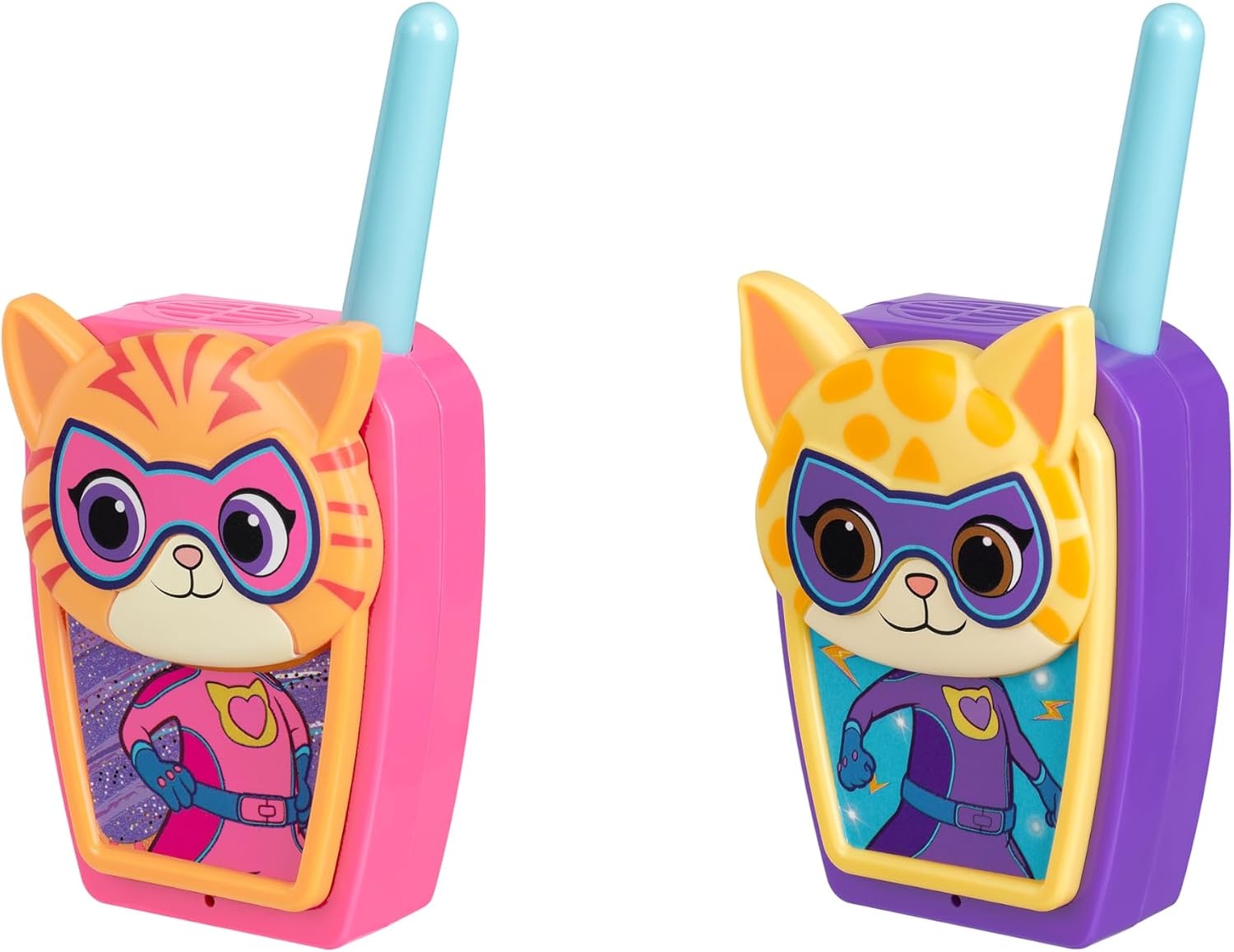 image:imageSuper Kitties Walkie Talkies for Kids Static Free and Extended Range Indoor and Outdoor Toys